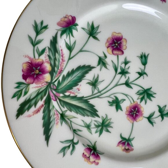 Lenox China Country Garden W302 Replacement Dinner Plate 10 3/4" Cream Gold Trim - Picture 11 of 12